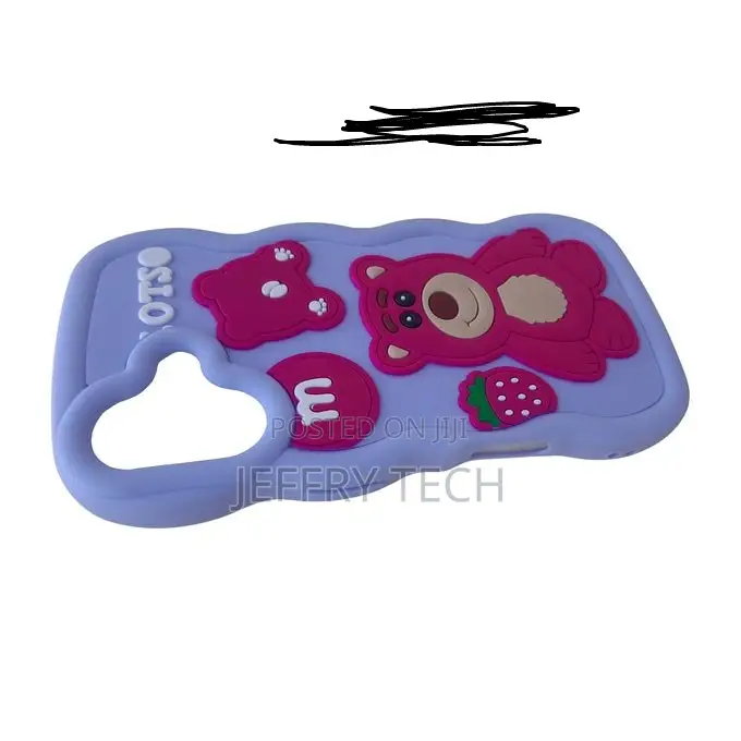 3d Cartoon Soft Silicone Cover for iPhone 16