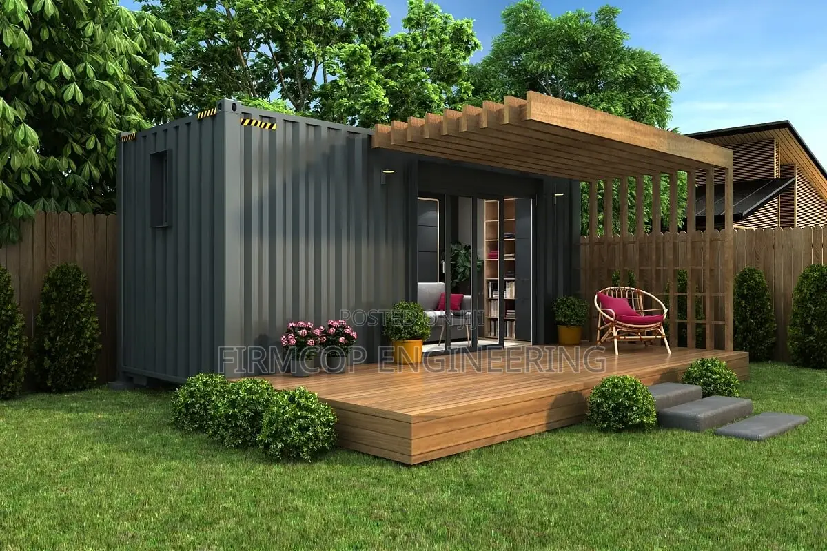 Off Grid Living-20ft Container Home With Deck