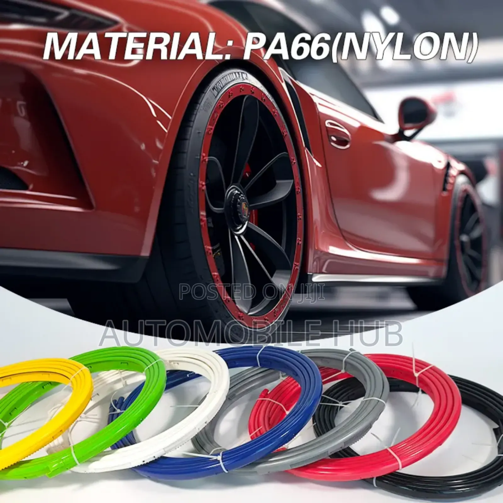 Plastic Rim Guard -Red