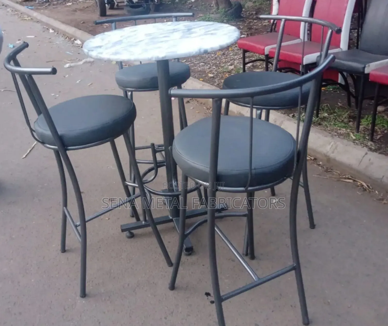 Bar Set of High Stools and a Table