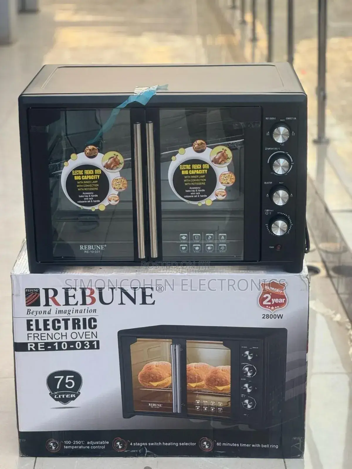 Rebune Commercial Double Door Oven