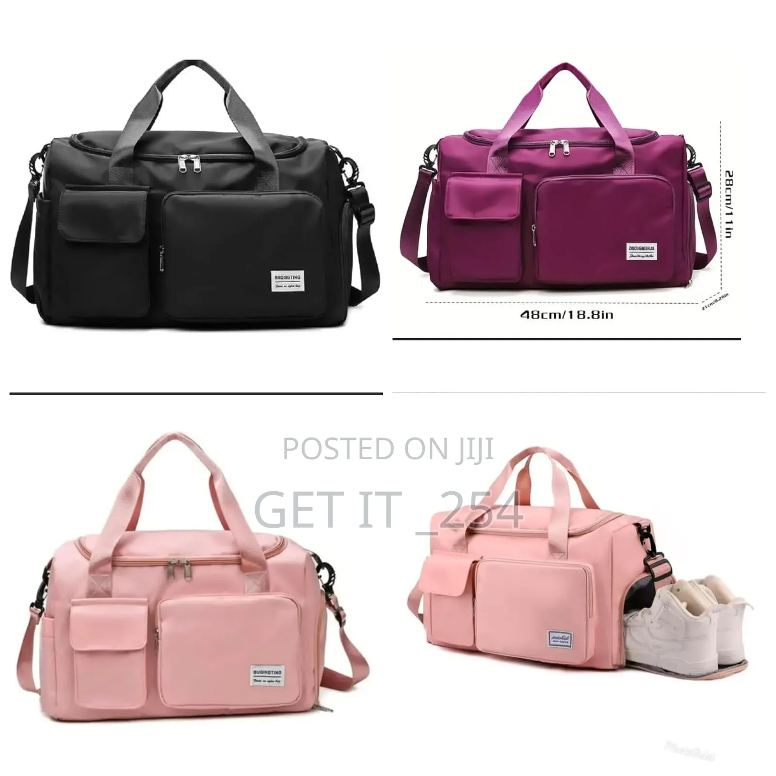 Sports/Gym Bags,Travel Duffle Bags Has a Shoes Compartment