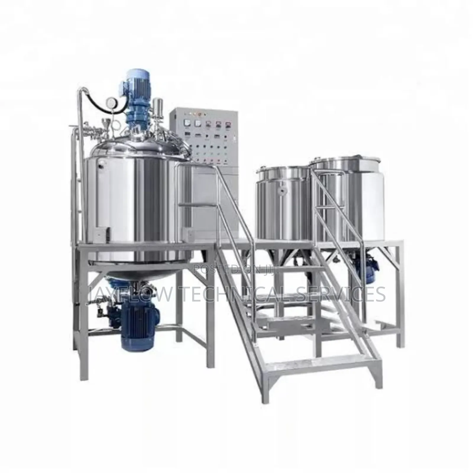 Detergent Mixing Tank With Adjustable Geared Motor