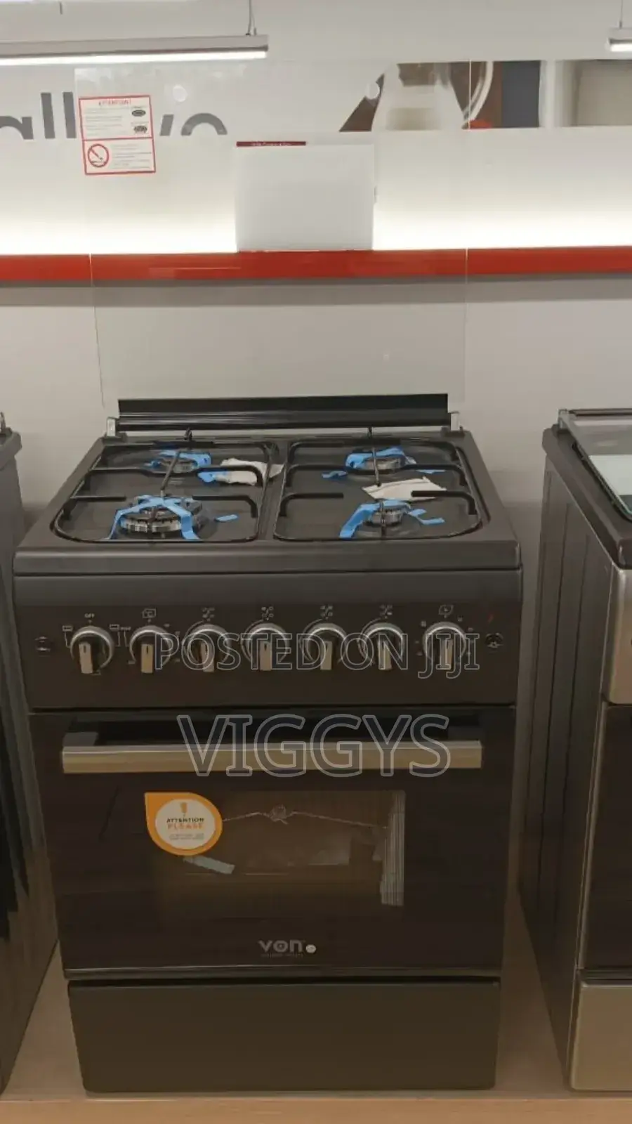 Von 58*58 Full Gas With Electric Oven and Wok Burner 