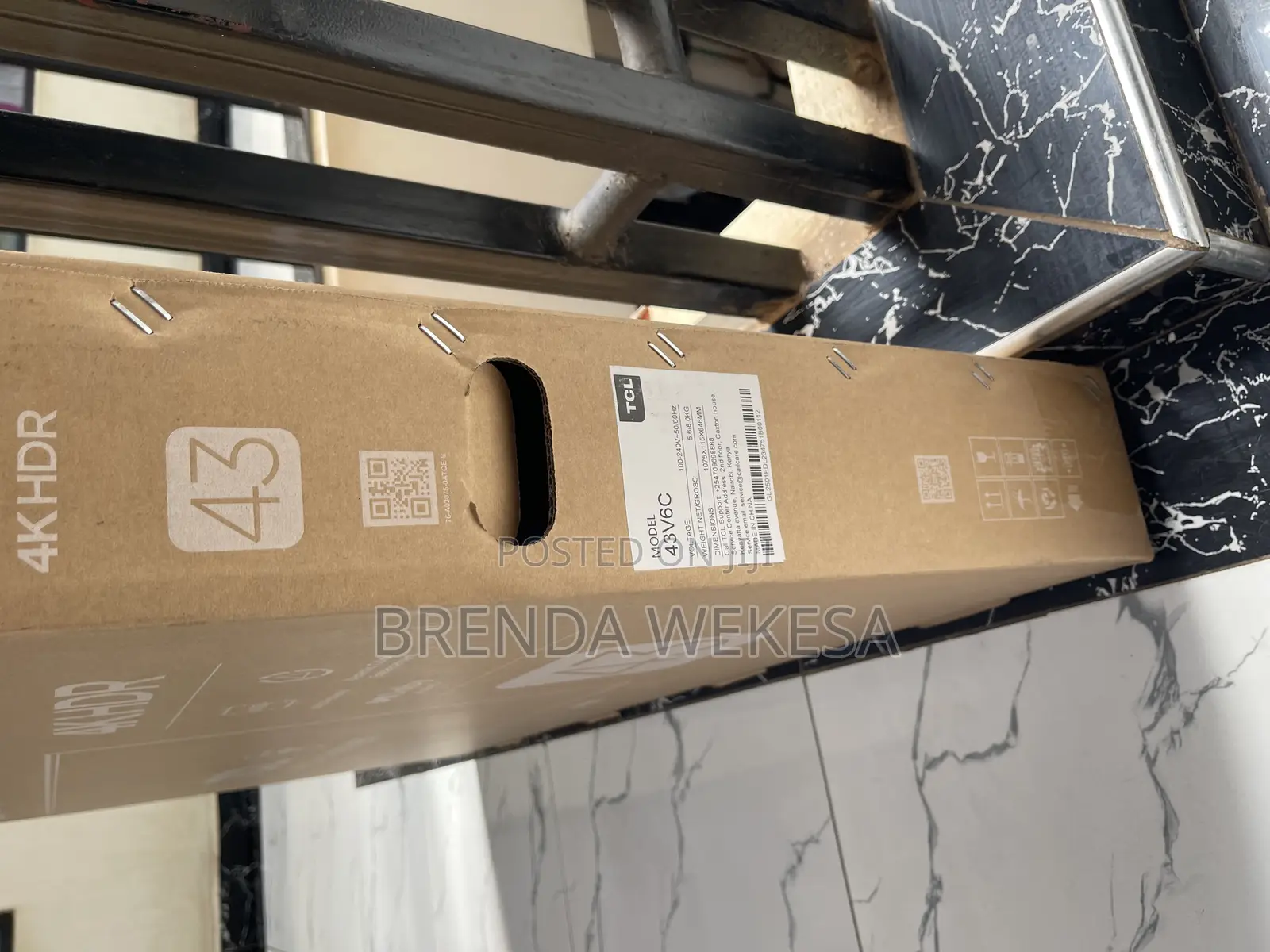TCL 43′′ V6c (New 2025) HDR Google TV – 43v6c