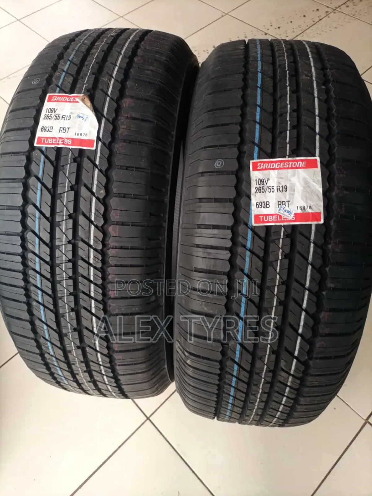 265/55r19 Bridgestone Dueler Tires Made in Thailand