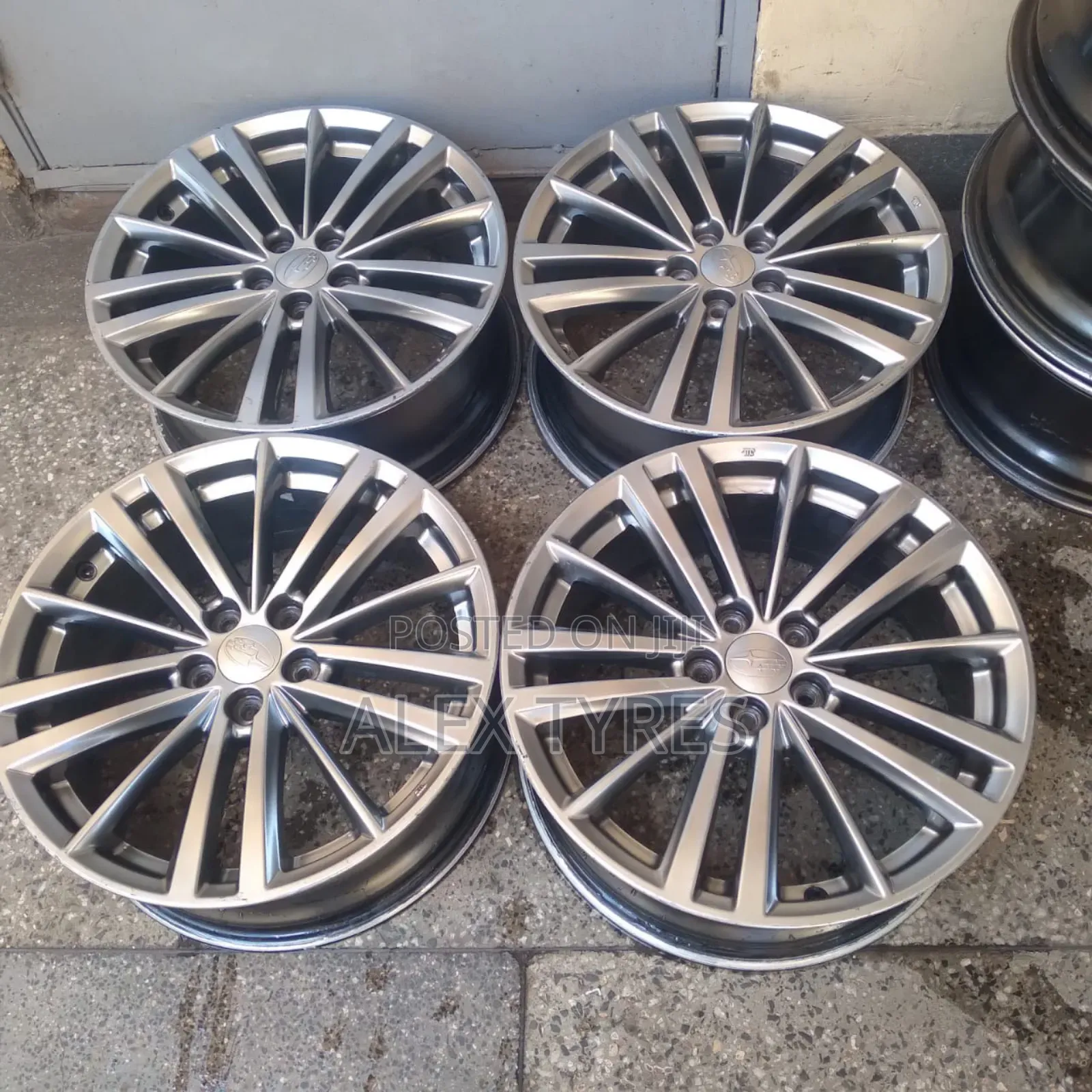Size 17 Inches Subaru Forester Xt Alloy Rims Set