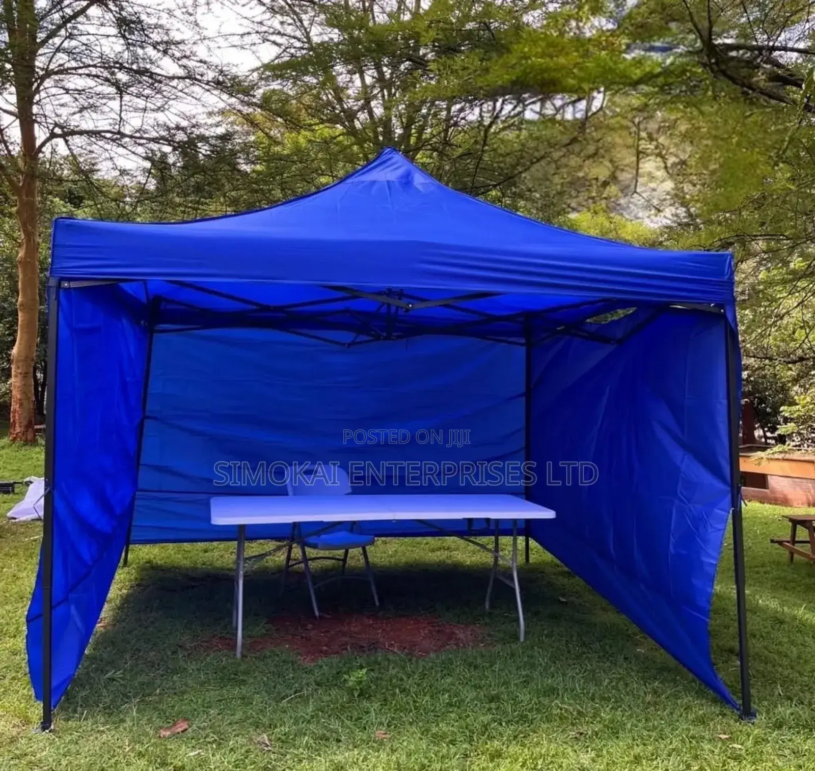 Gazebo Tent- 3x3m (Available In White,Green, Blue, And Red)