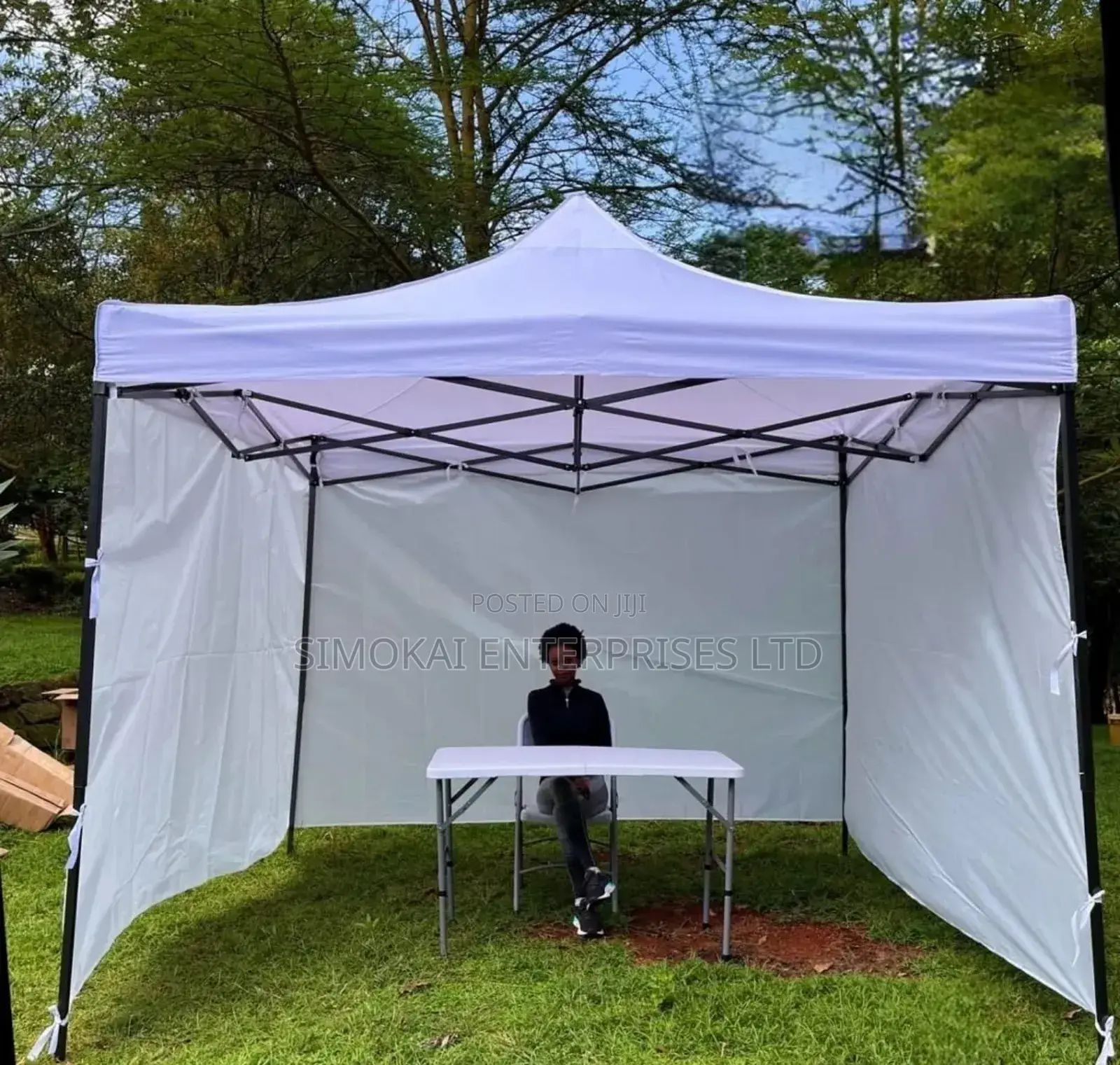 Gazebo Tent- 3x3m (Available In White,Green, Blue, And Red)