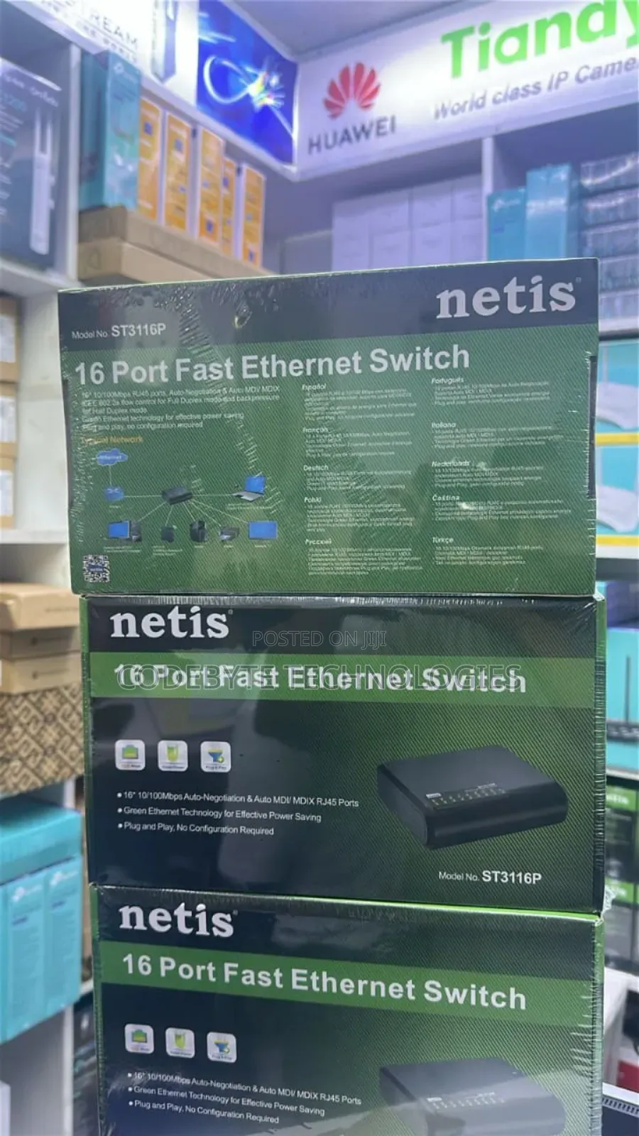 Netis St3116p 16port Switch St3116p