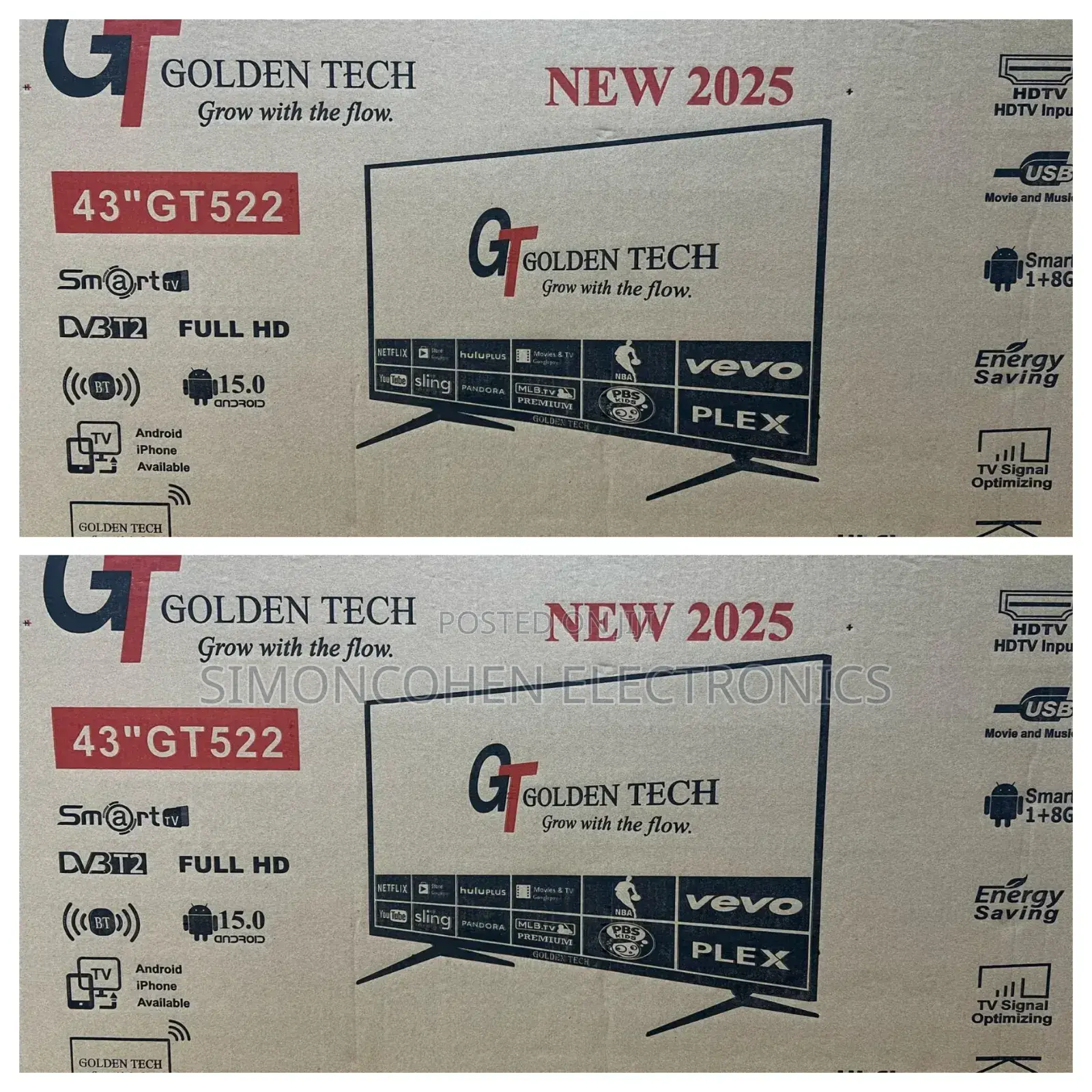 Goldentech 43 Inches Smart Android Digital Tv