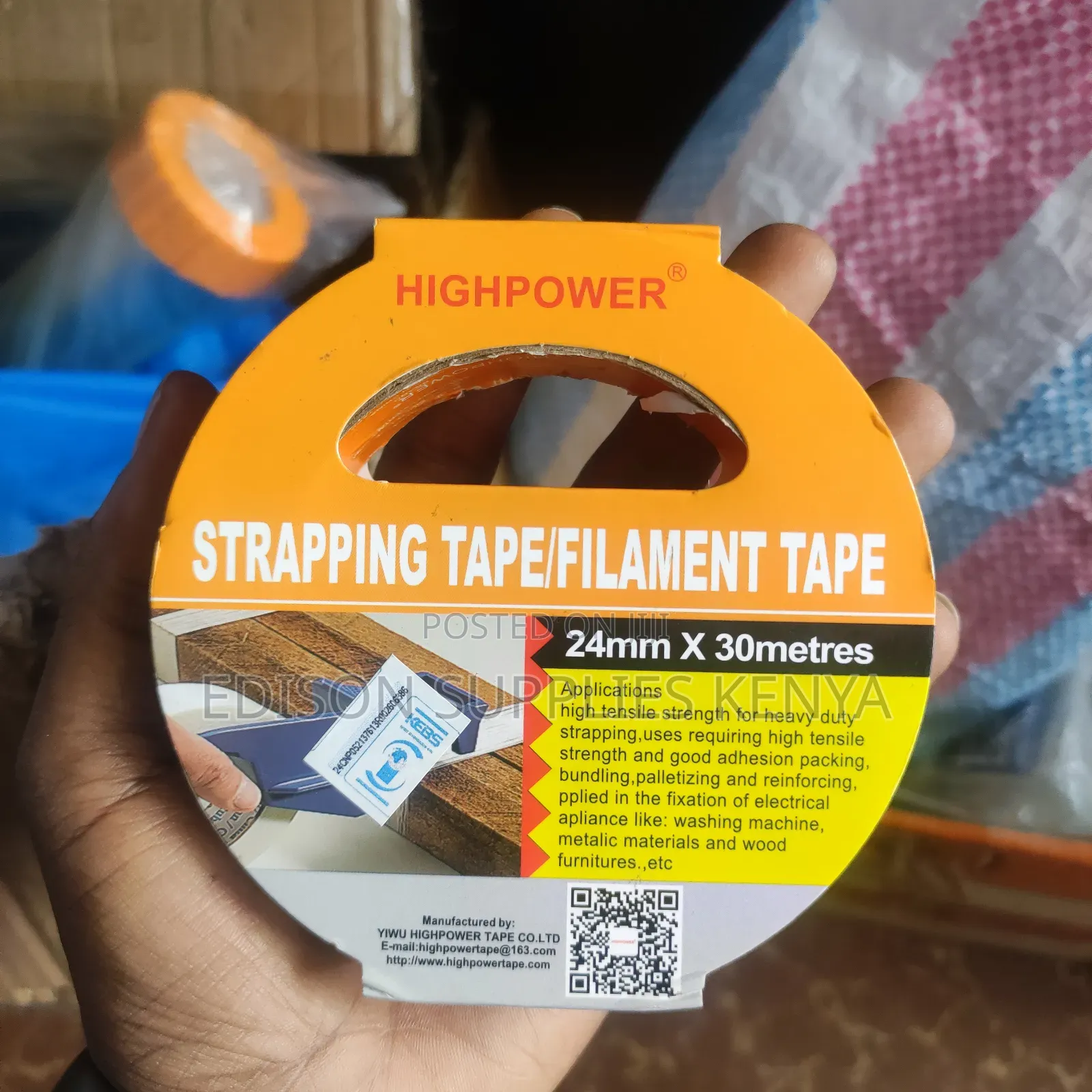 Strapping Tape Filament Tape Fiberglass Adhesive Tapes