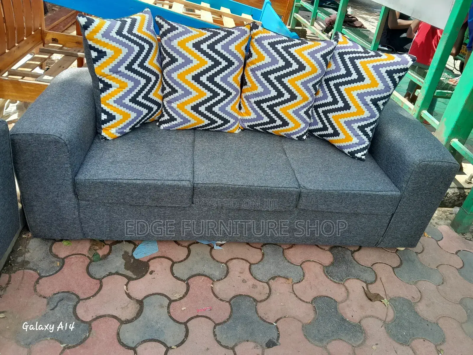 Grey Three Furniture Sofa on Sale