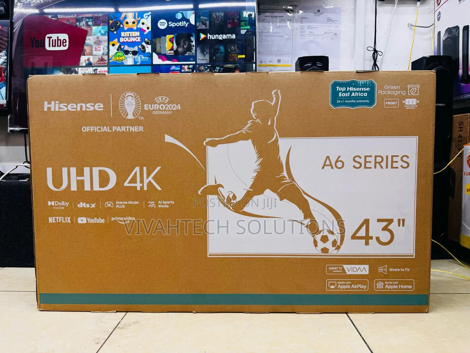 Hisense 43" Inch Smart A6 Series Tv
