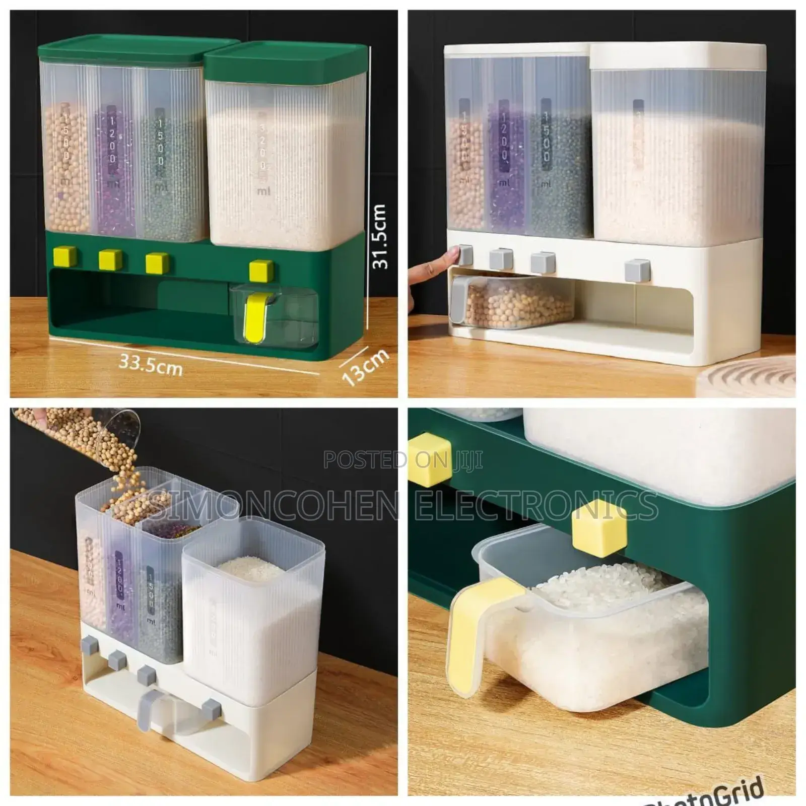 4 Compartment Cereal Dispenser