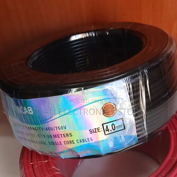 90 Meters 4.0mm Single Core Wiring Cable