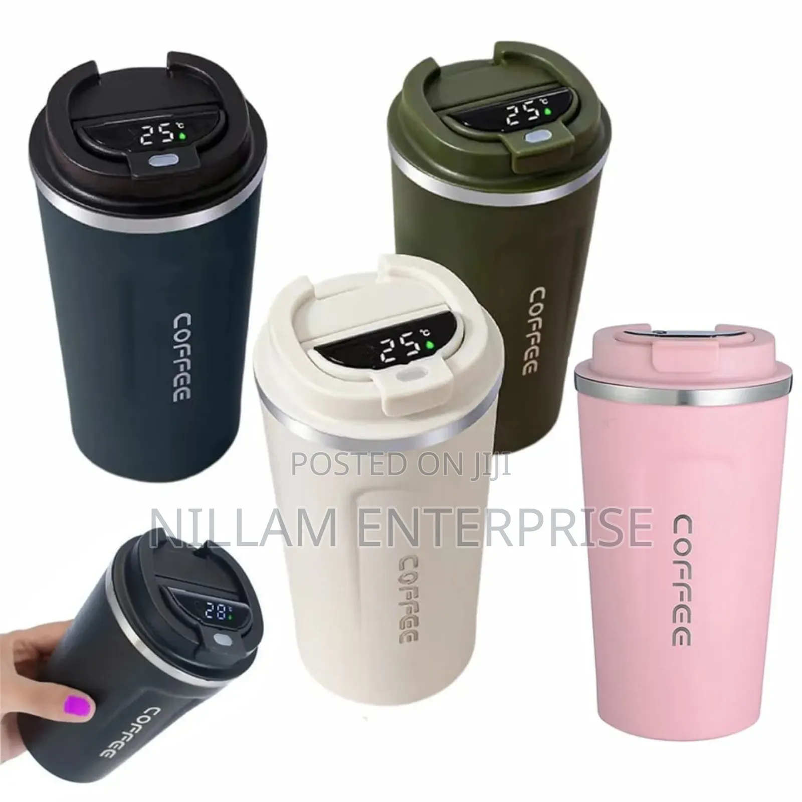Digital Stainless Steel Coffee Mug