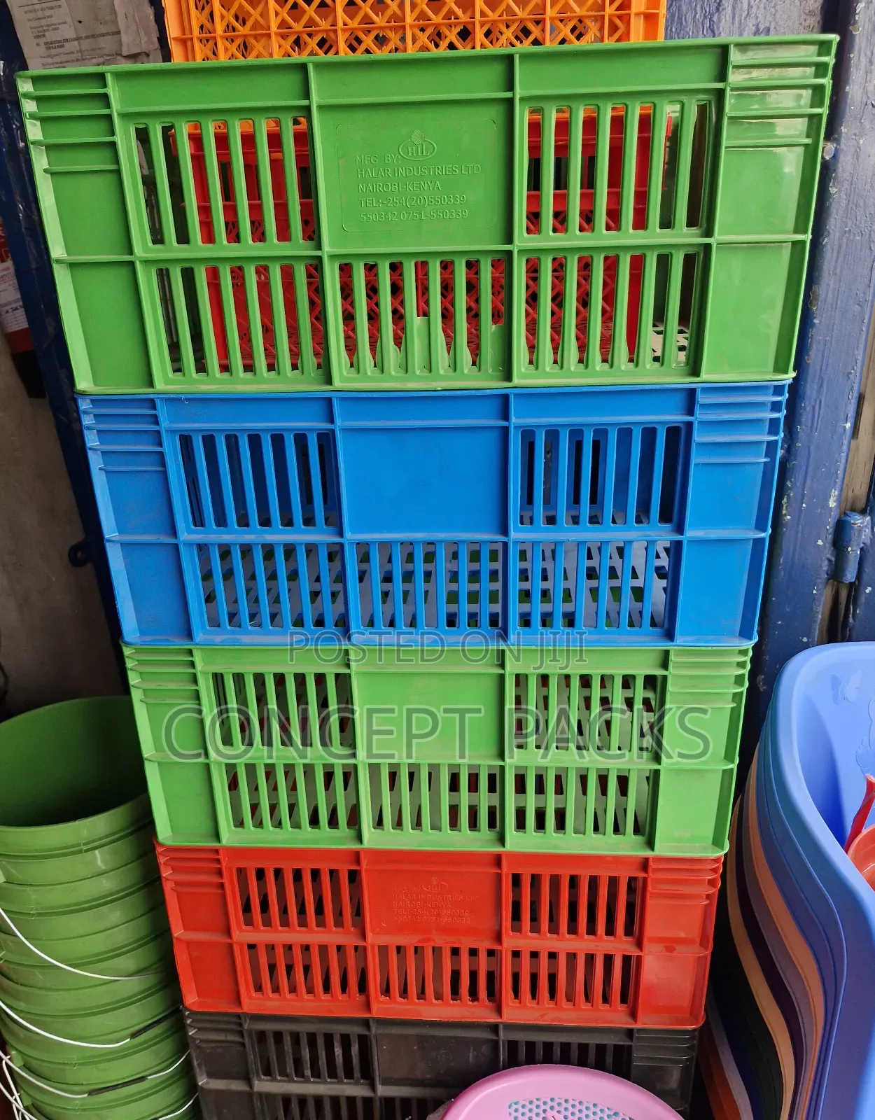New 400grams Halar Coloured Crates.