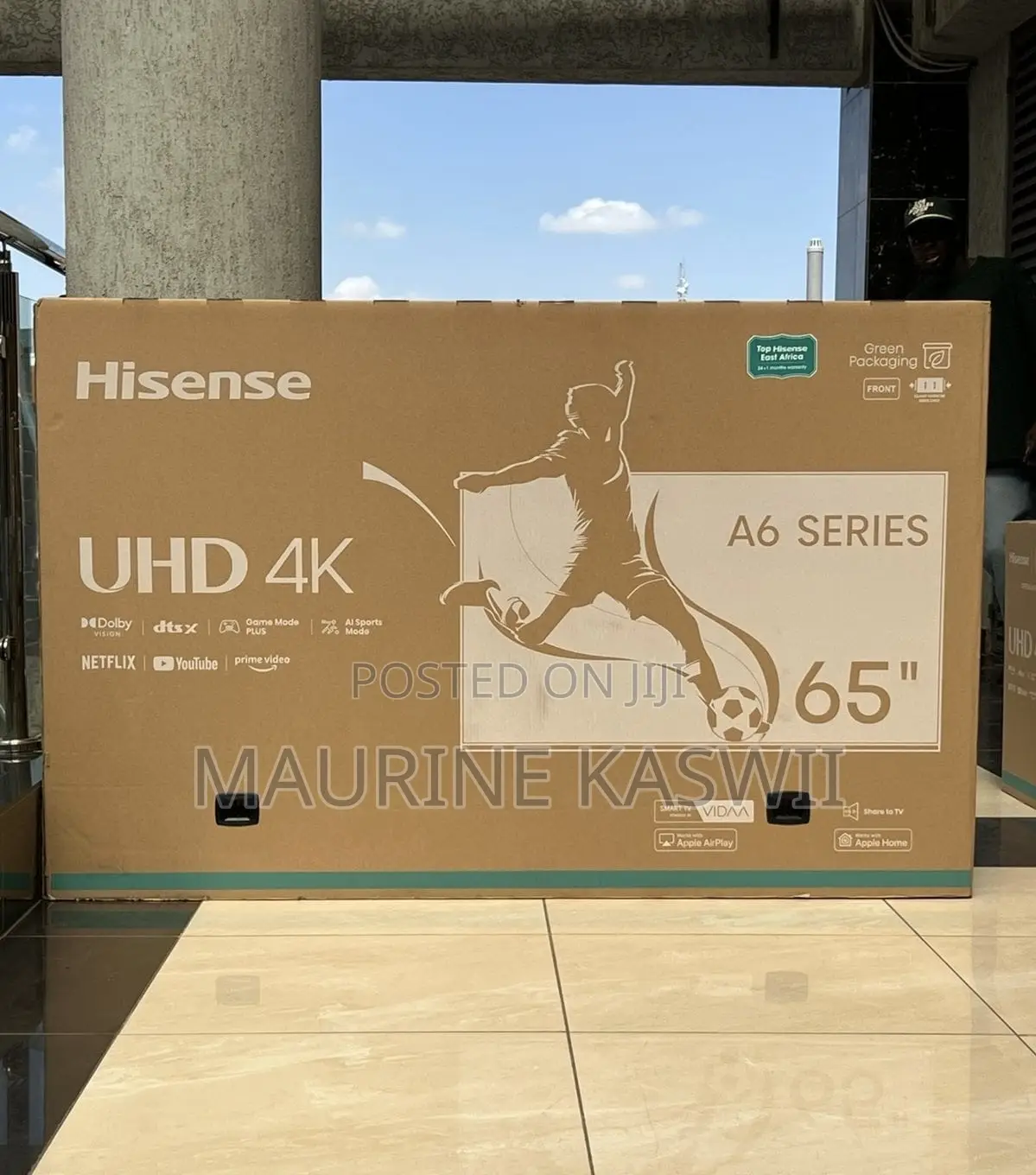 Hisense 65′′ 65a6kken Smart Vida