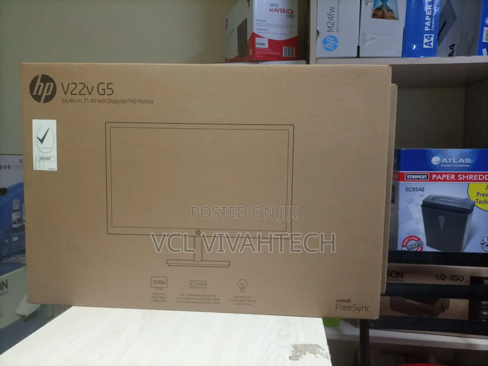Hp V22v 21.5 Inch FHD Monitor - 21.5"