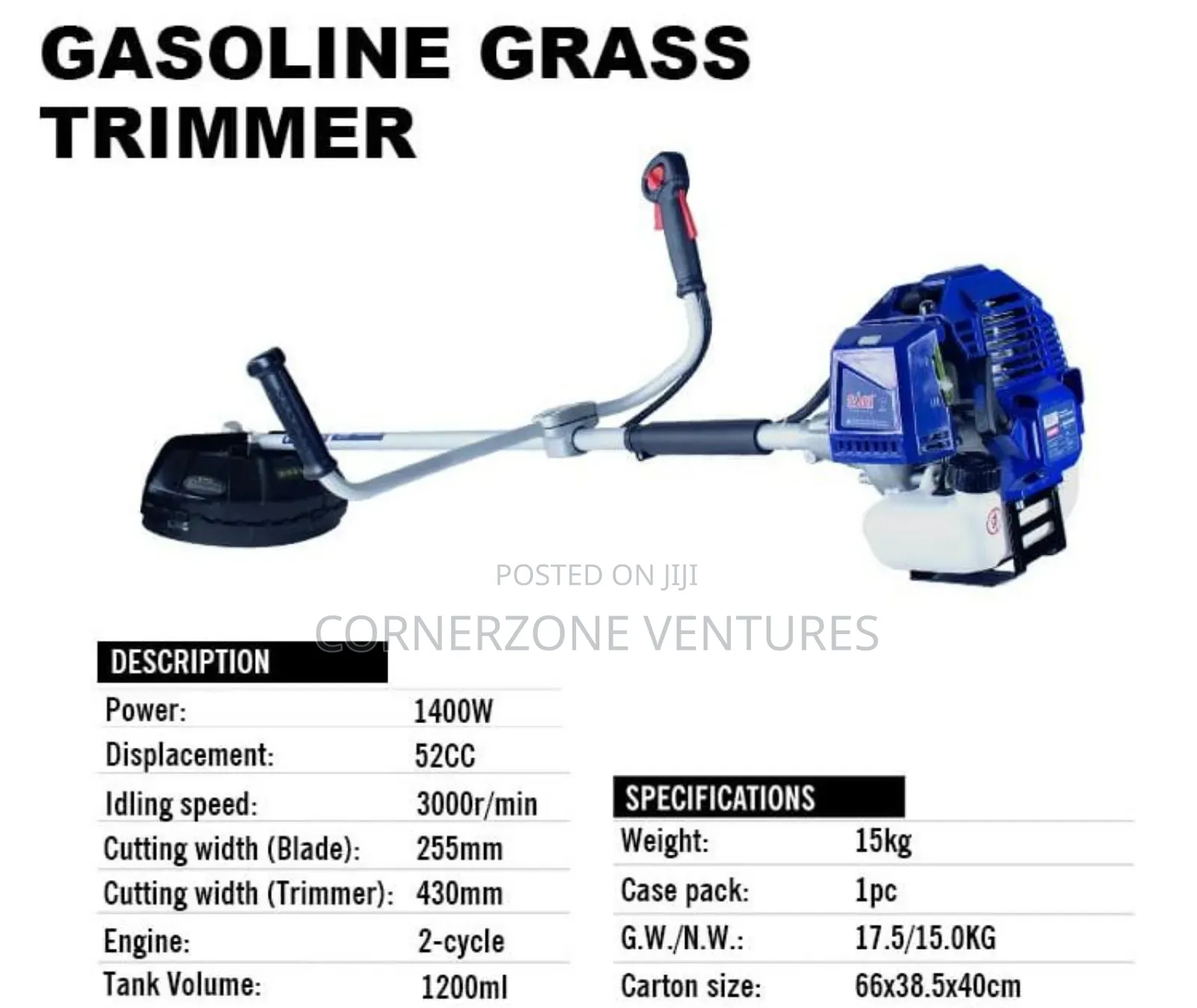 Sali Gasoline Grass Trimmer, Gasoline Brush Cutter