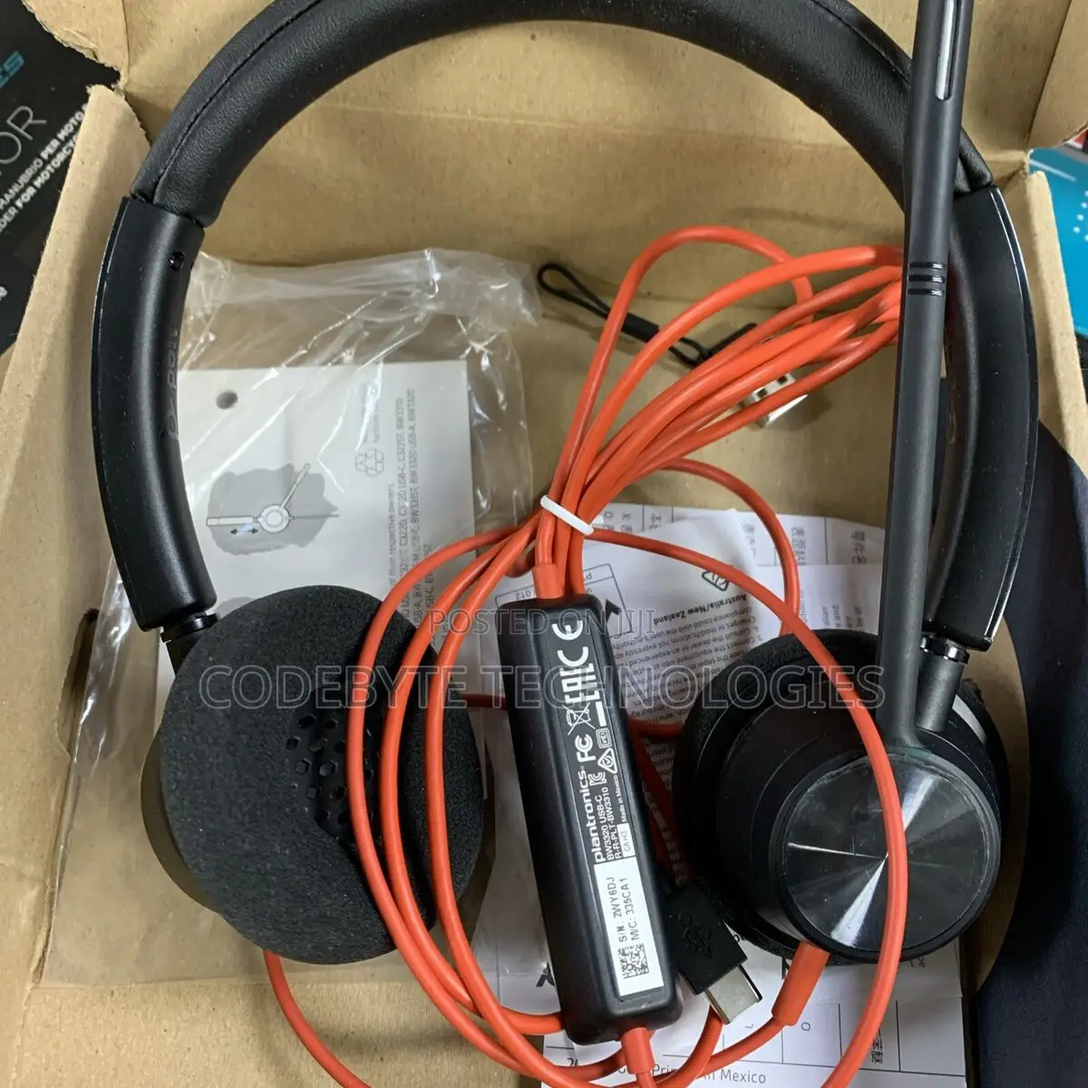 Poly Blackwire 3320 Stereo Microsoft Usb-C/a Adapter