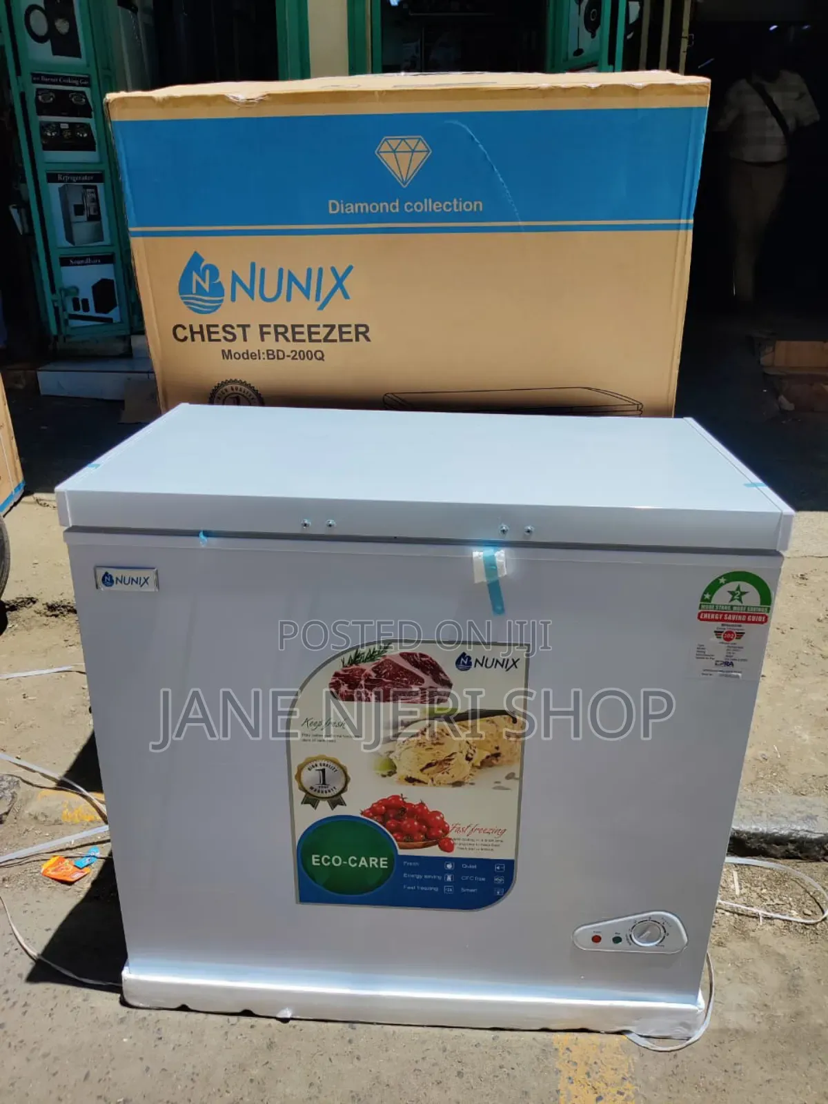 Nunix 200 Liters Chest Freezer With 2yrs Warranty