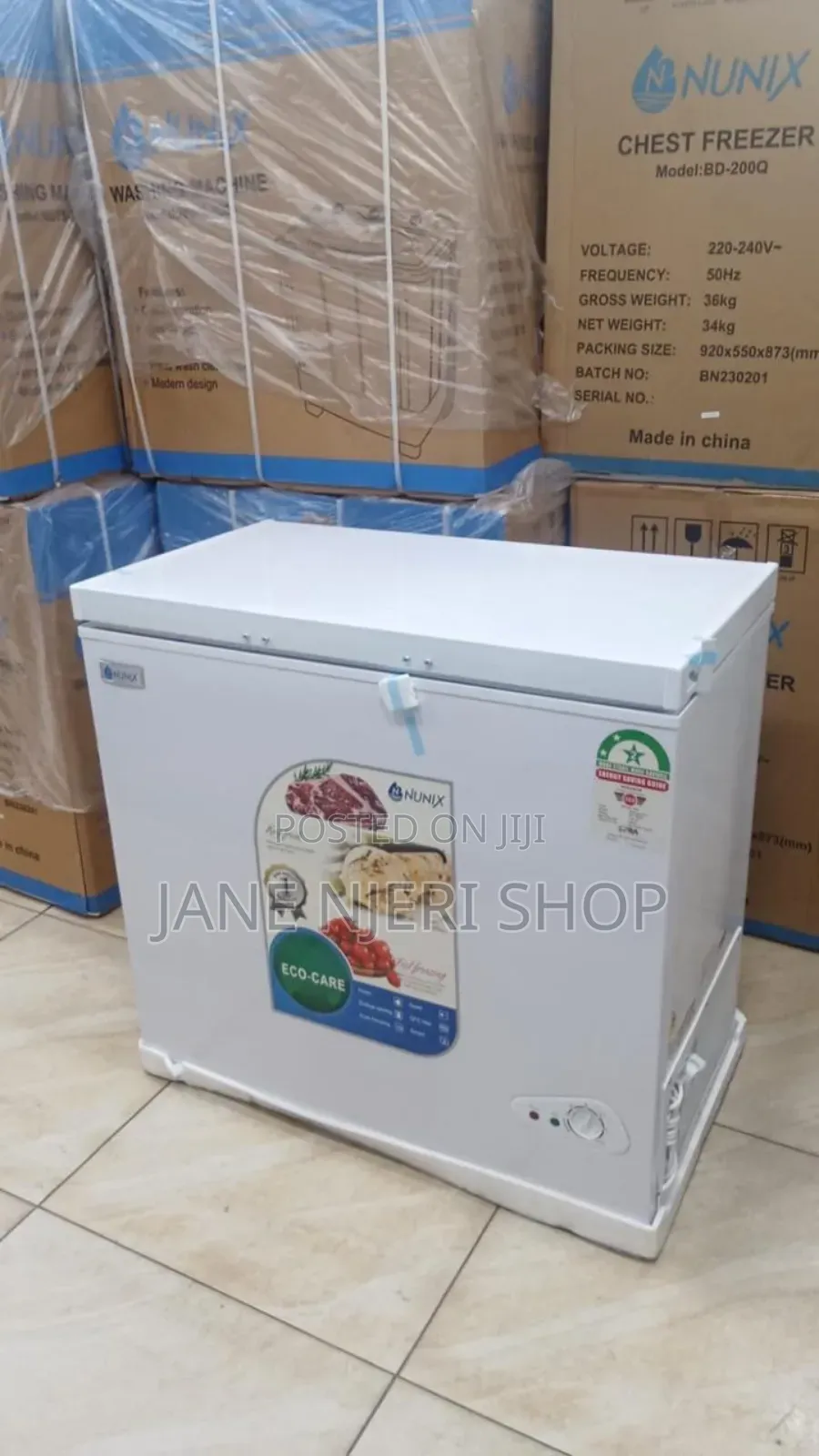 Nunix Bd-200q Chest Freezer