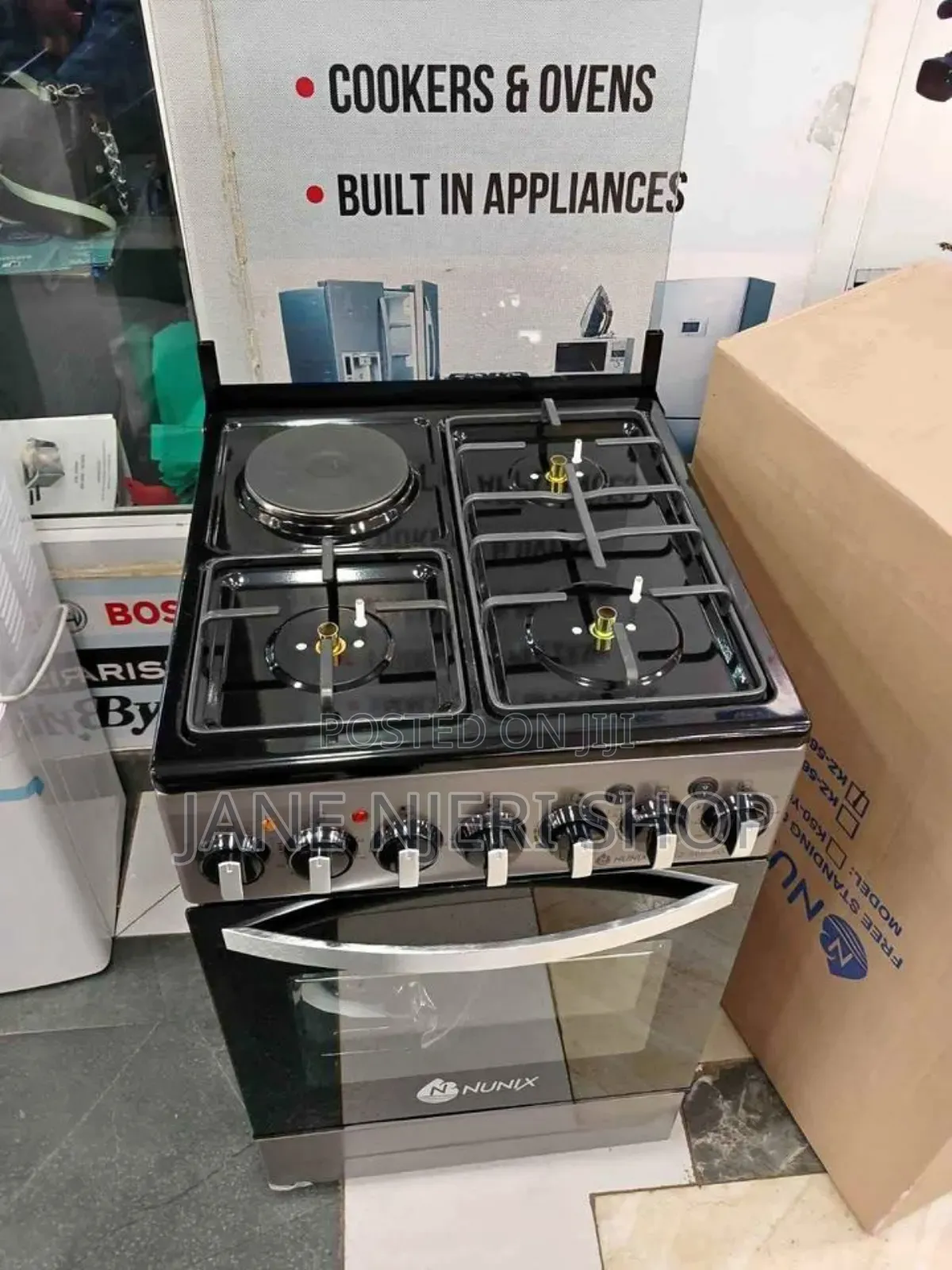 Nunix 3+1e Standing Cooker 50 by 55