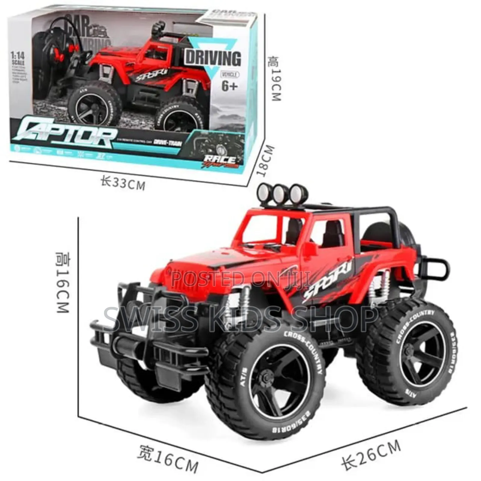 Remote Controlled Monster Truck Jeep