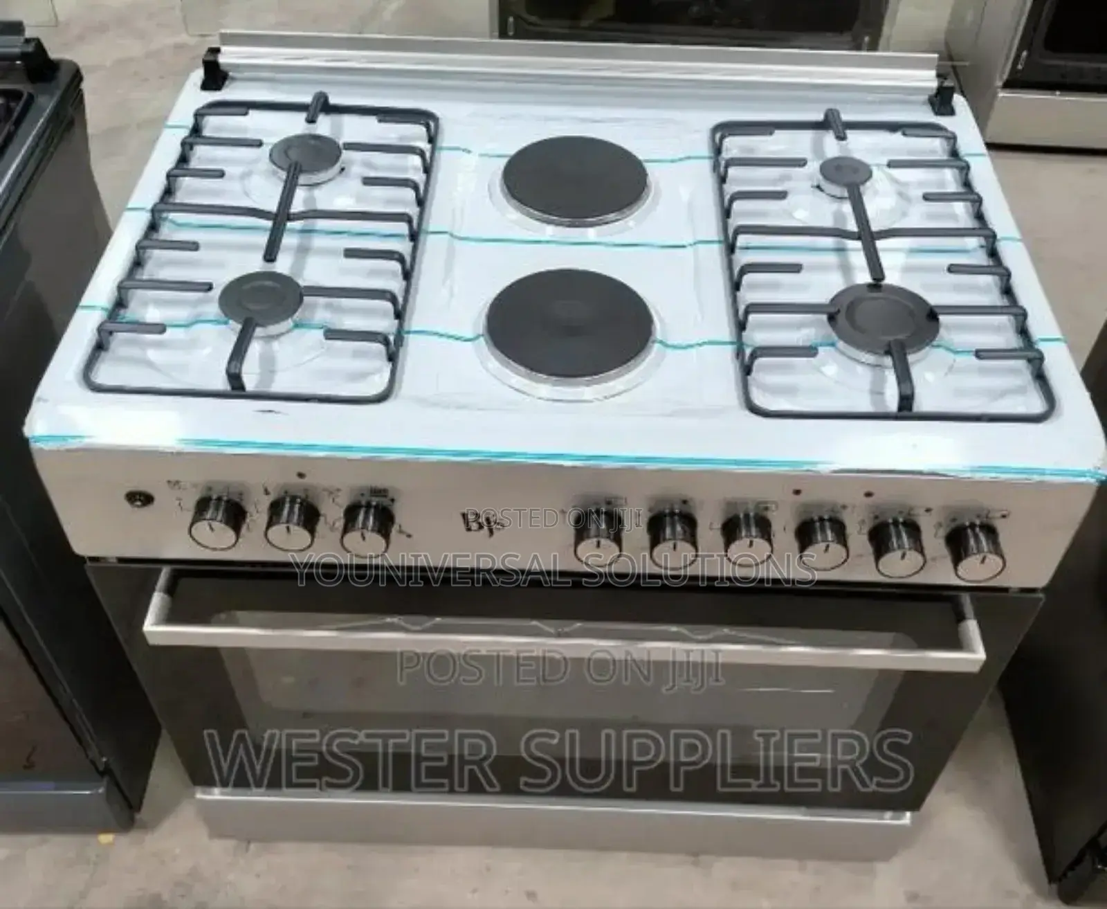 BJS 60x90 4+2 Hot Plate Gas Cooker, W/ Turbo Fan, Oven 90l