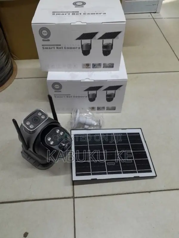 4g Solar Camera Dual Lens Simcard Slot 2+2mp PTZ
