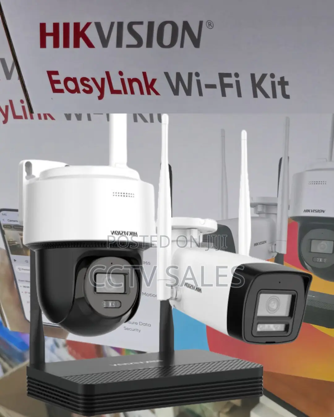 Wireless CCTV Kit-2pcs 2mp Hikvision