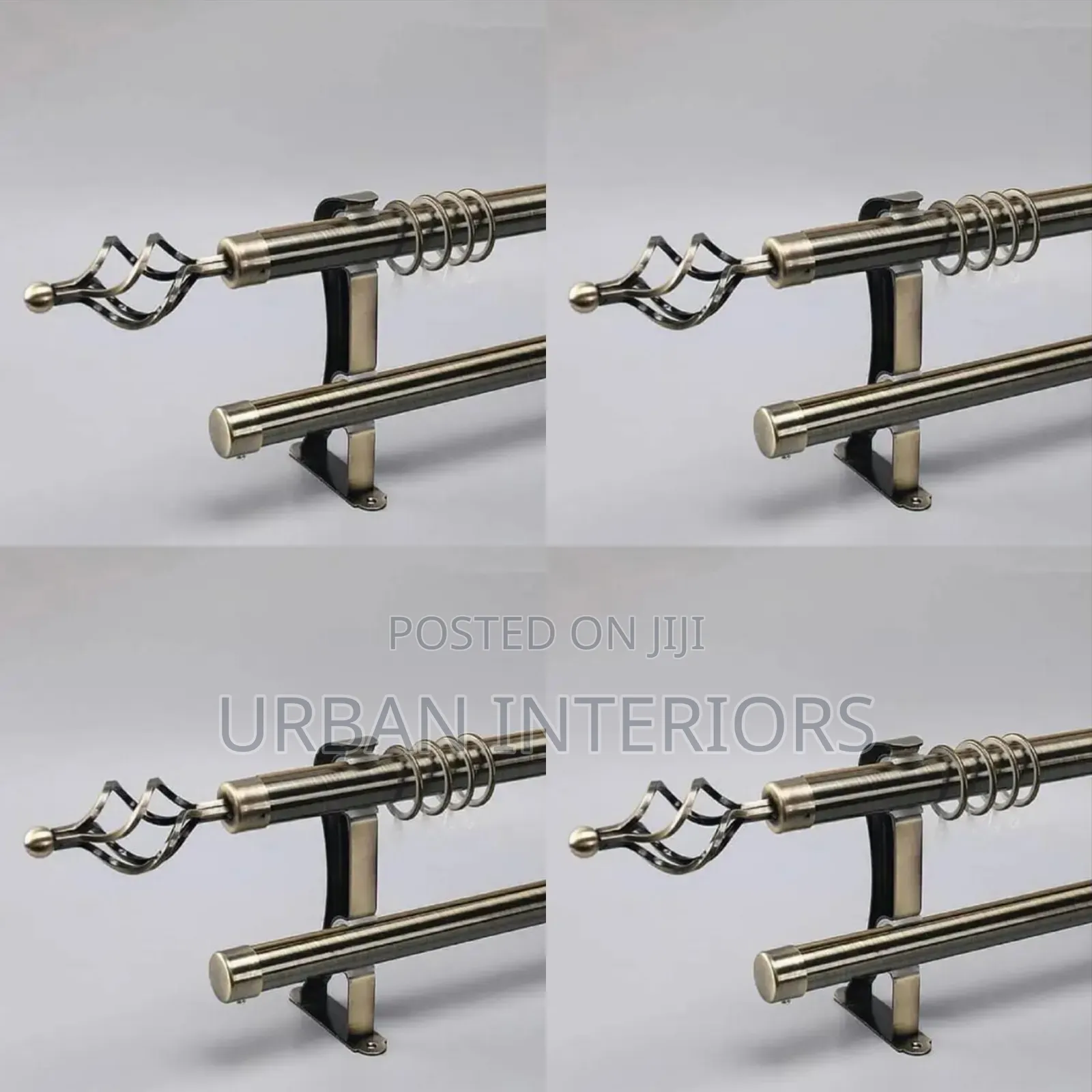 Adjustable Curtain Rods. Double Imported Curtain Rods