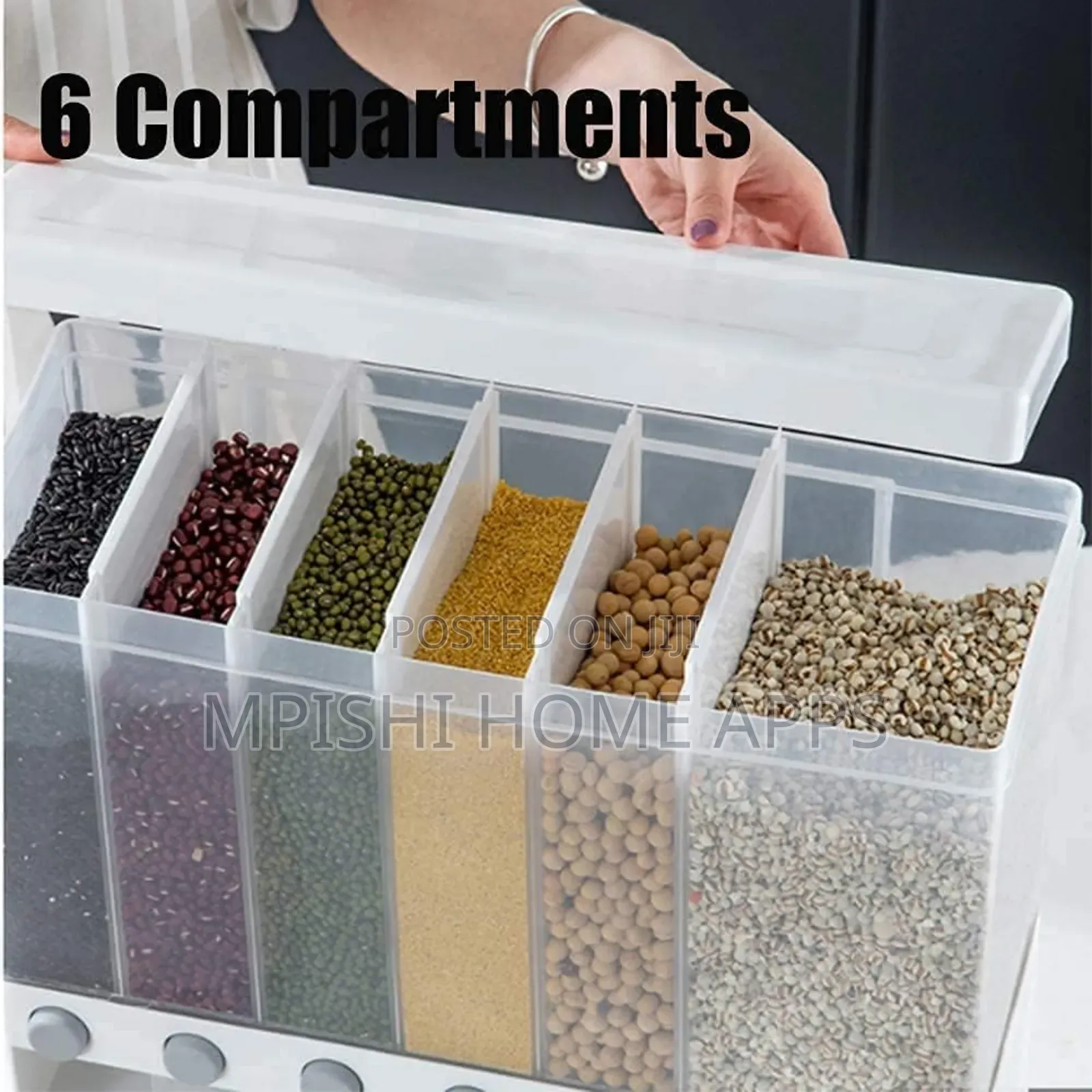 6 Compartments Cereal Dispenser