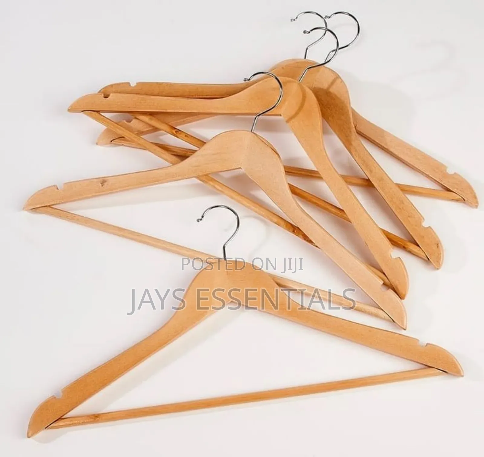 10pc Wooden Hangers