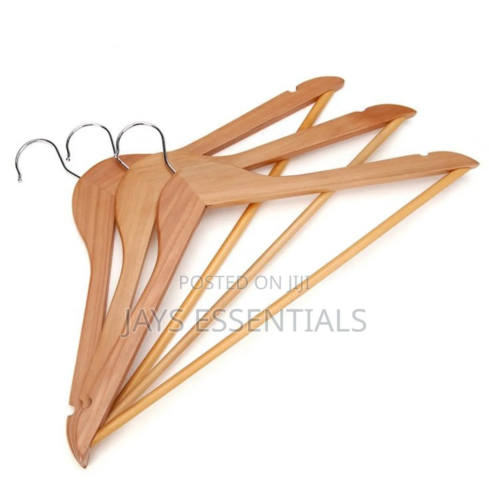 10pc Wooden Hangers