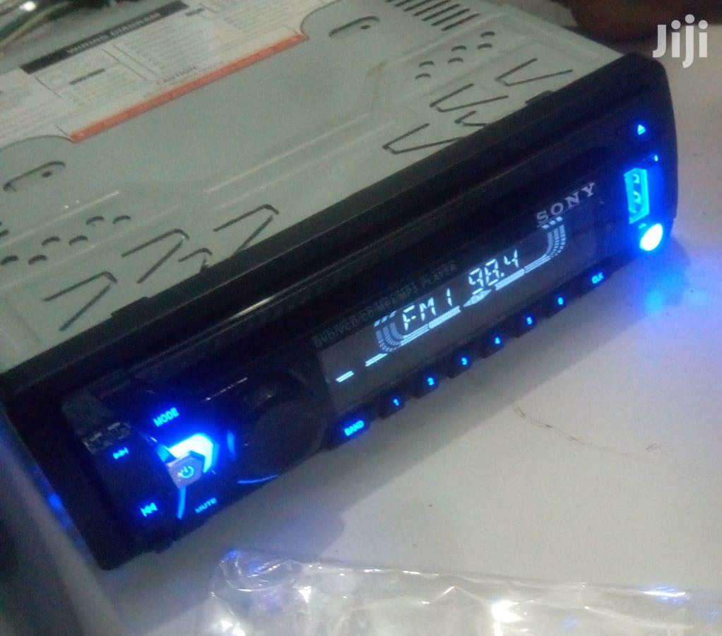 New Sony Car Radio With Usb, Fm Radio, Aux, Dvd.