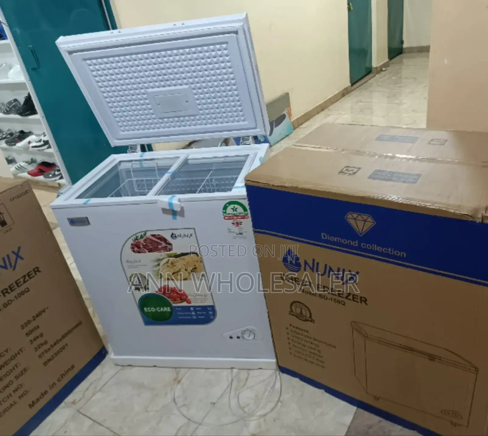 New Nunix Chest Freezer -150litrs Sd-150q