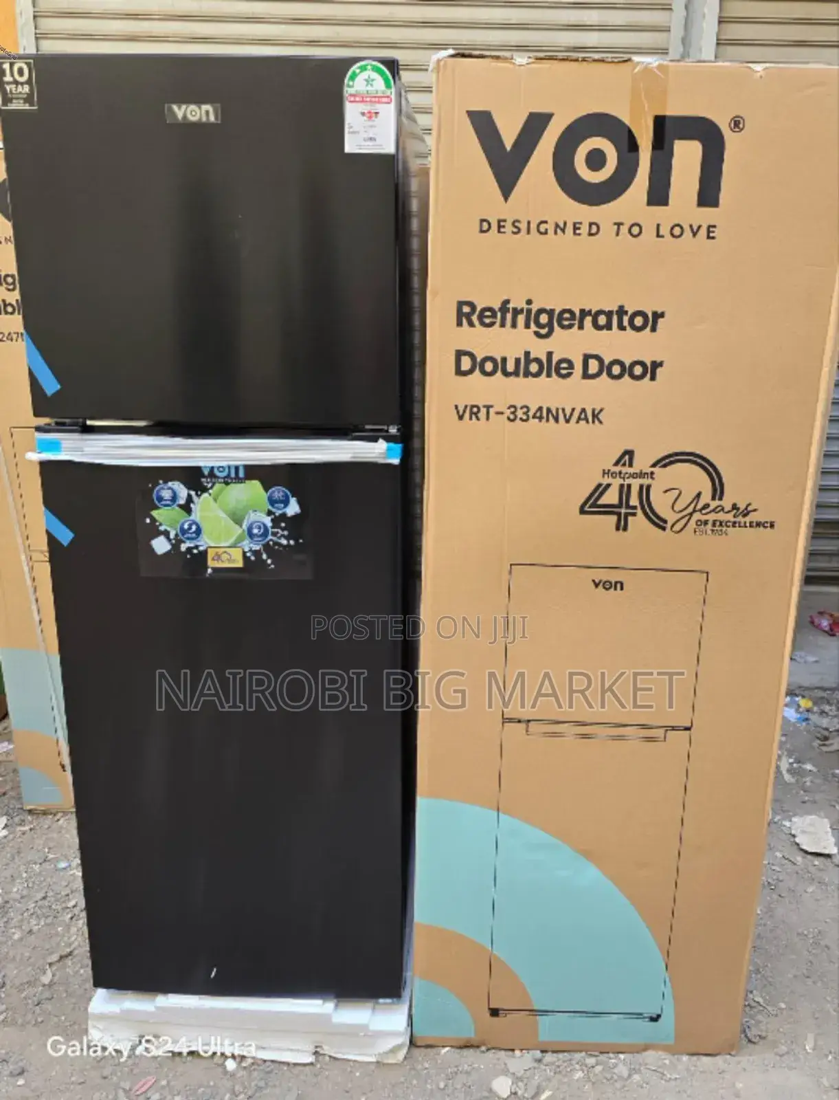 Von 334 Litres Fridge VRT-314nvak No- Frost