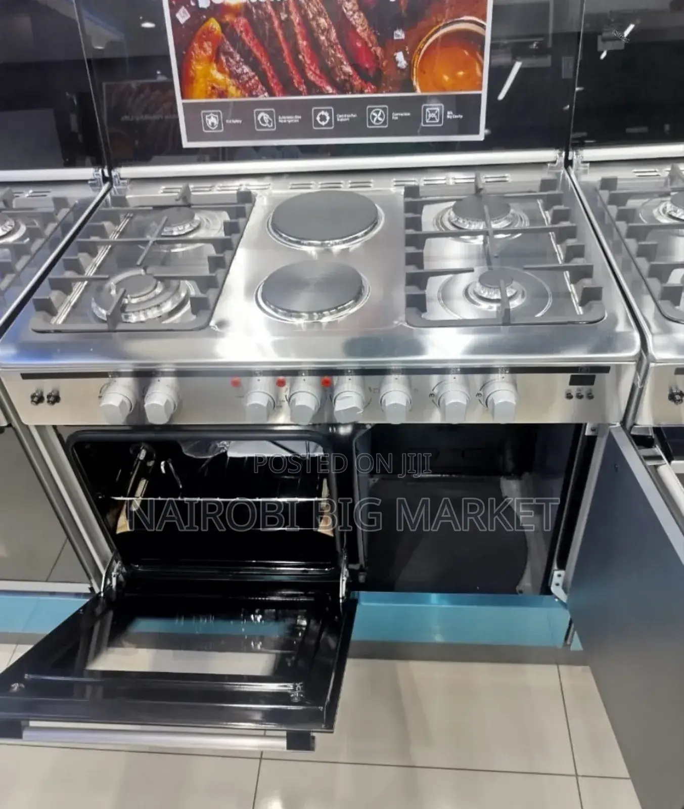 Haier 4+2 Free Standing Cooker