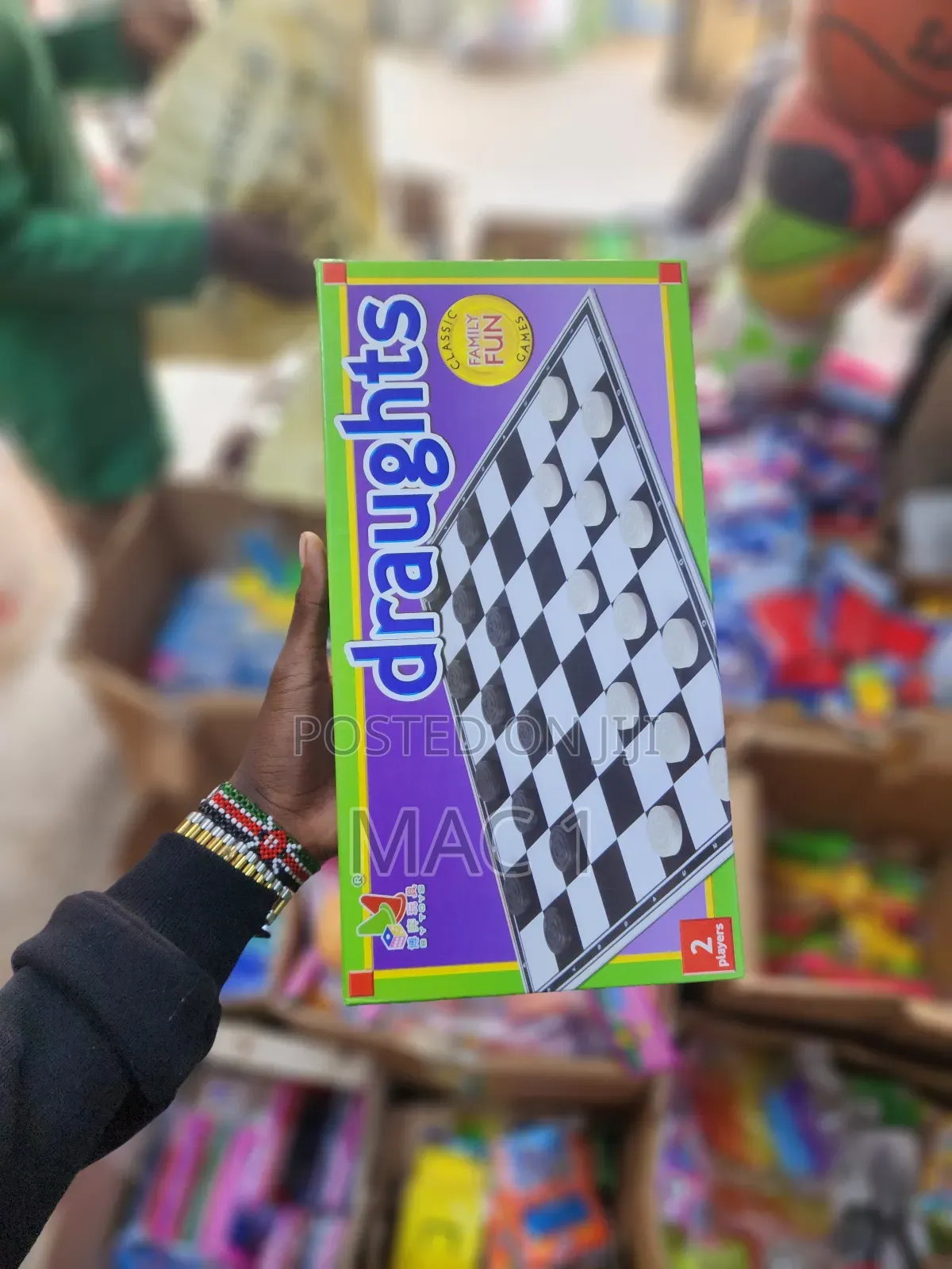 Classic Draughts (Checkers) Board Game