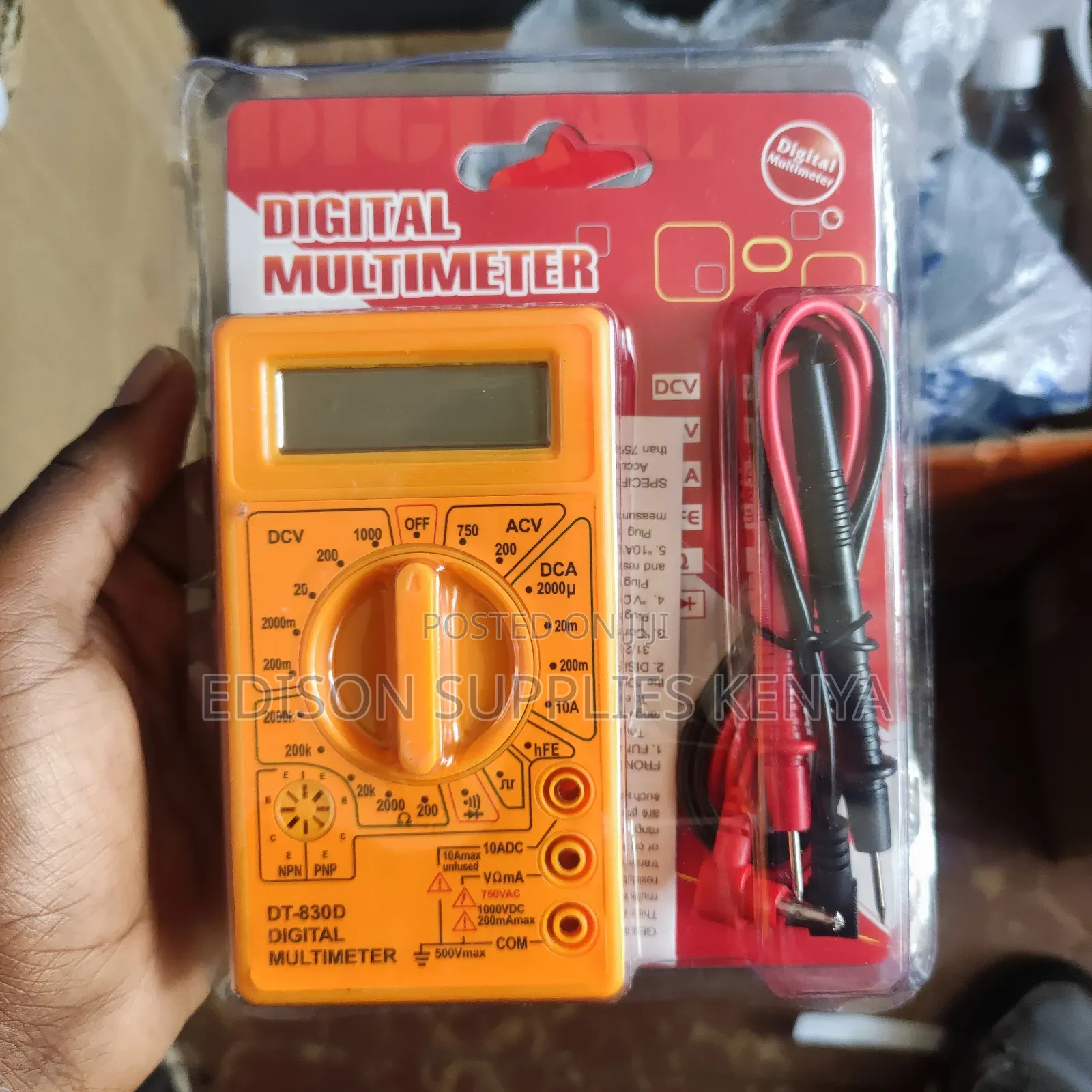 Digital Multimeter Dt-830d Voltage Testers Current Tester