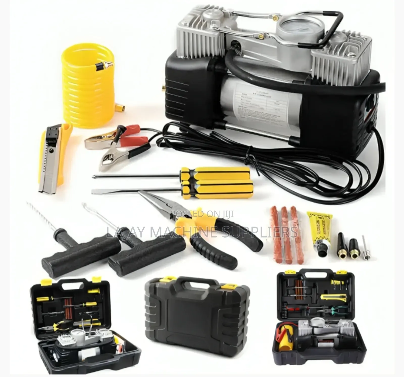 Heavy-Duty Electric Double-Cylinder
Air Compressor Pump