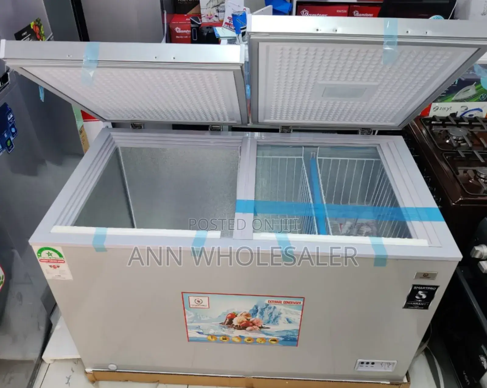 Good Working *Smartpro Freezer Two Door 345l SCF-450-G