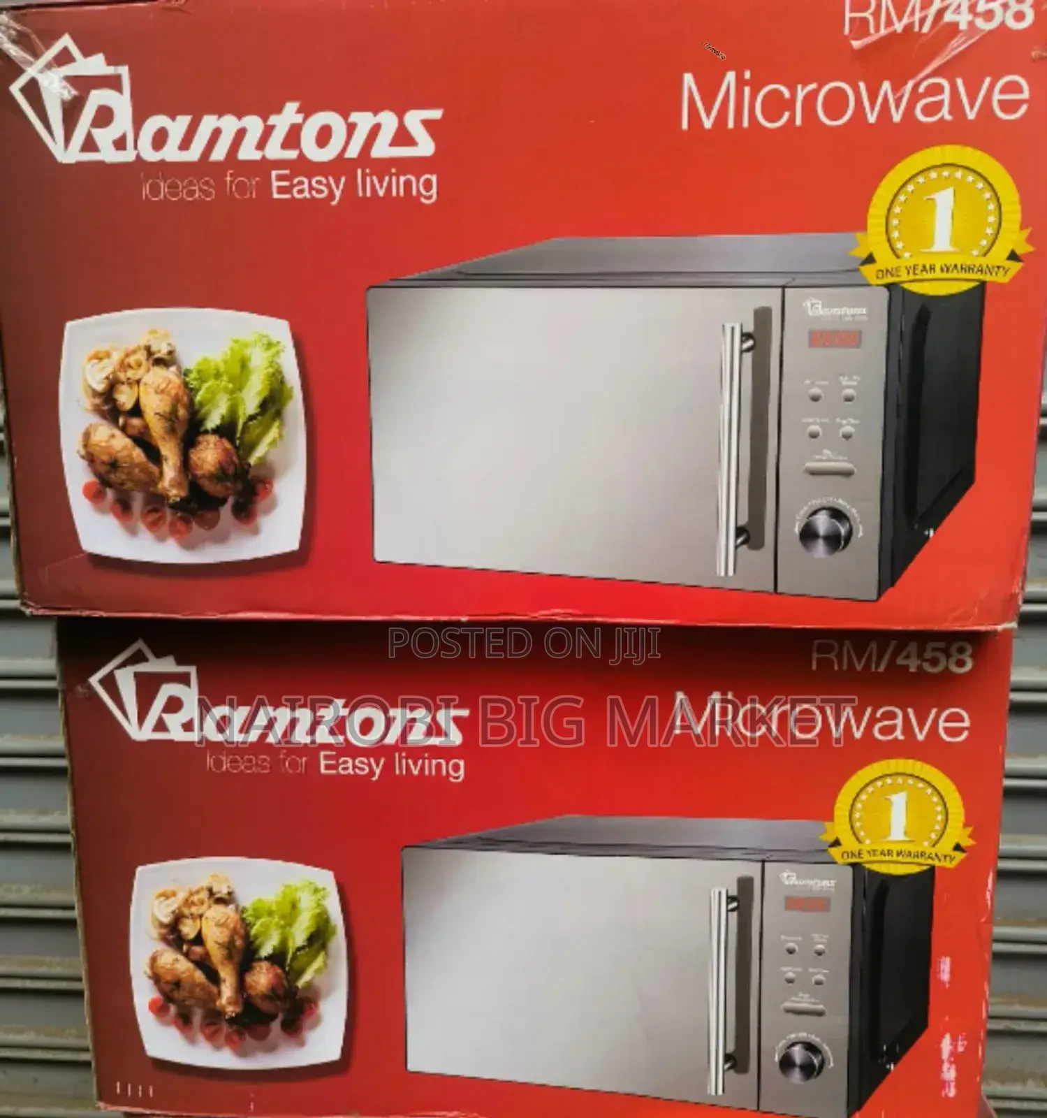Ramtons Rm/458 - Digital Glass Microwave, 700w - 20l