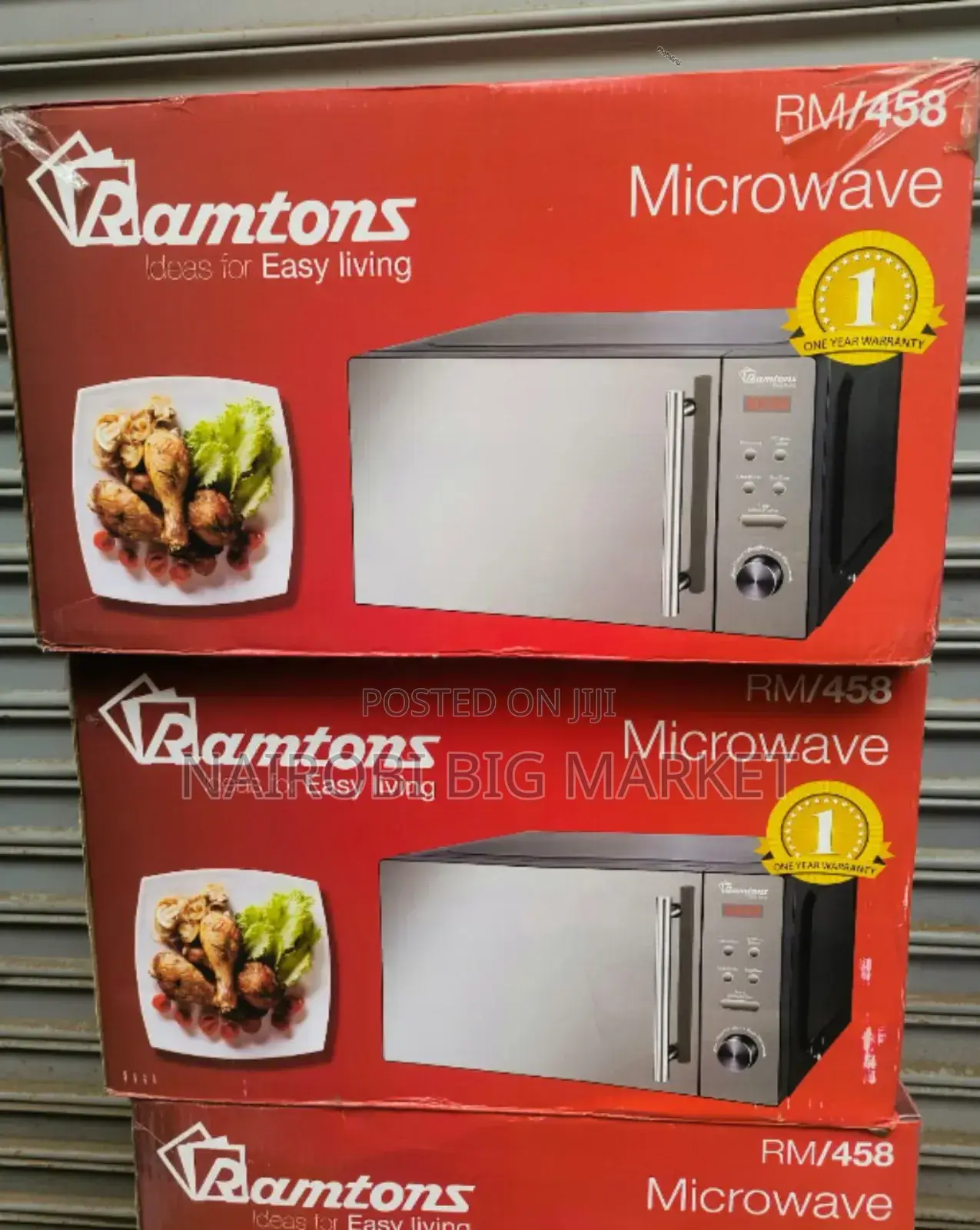 New Arrival Ramtons Rm/458 - Digital Glass Microwave, 700w