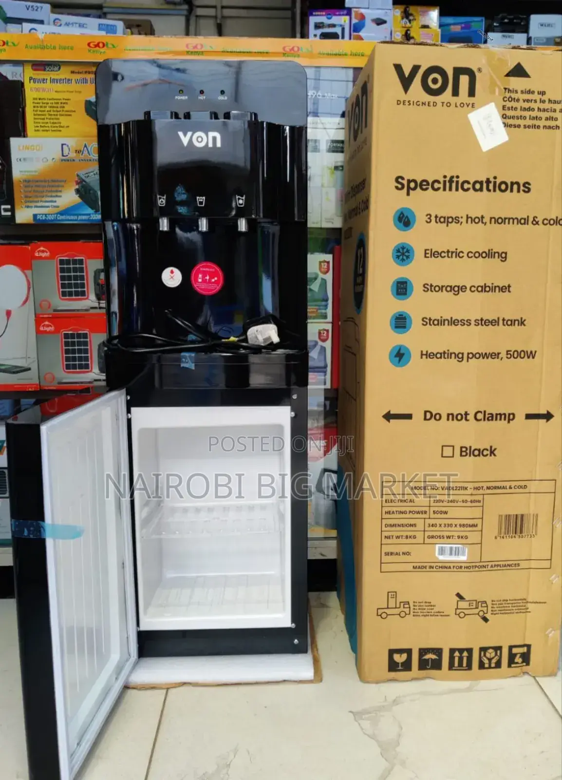 New Arrival *Von Dispenser 3taps Hot, Normal and Cold. ) v/7