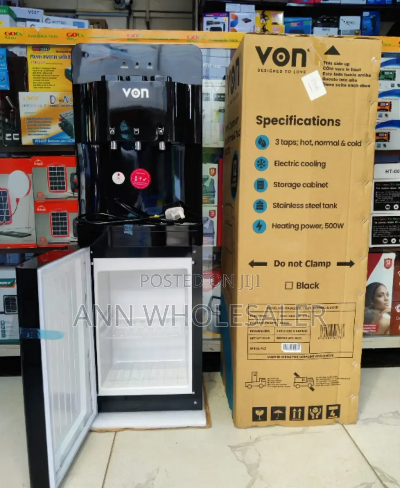 Von Water Dispenser H C N With Electric Cooling