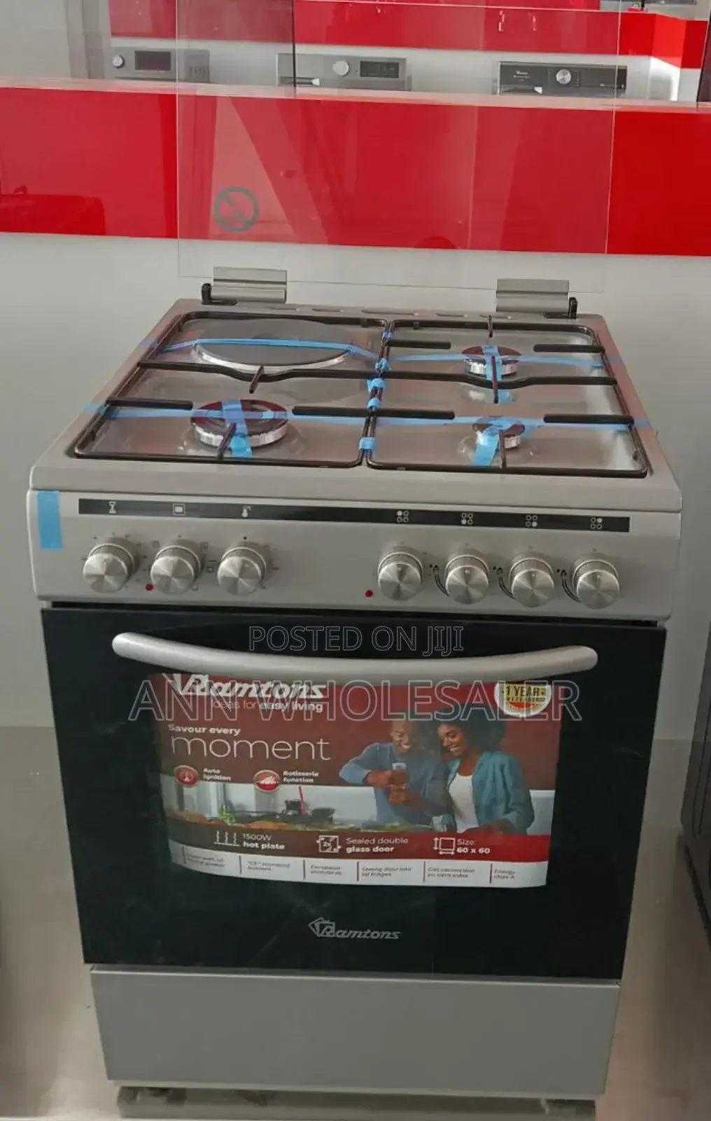 Ramtoms 3+1 Free Standing With Electric Oven